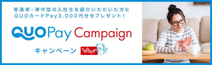 紹介QUOカードPayキャンペーンの案内